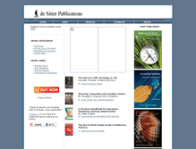 Tablet Screenshot of desitterpublications.com